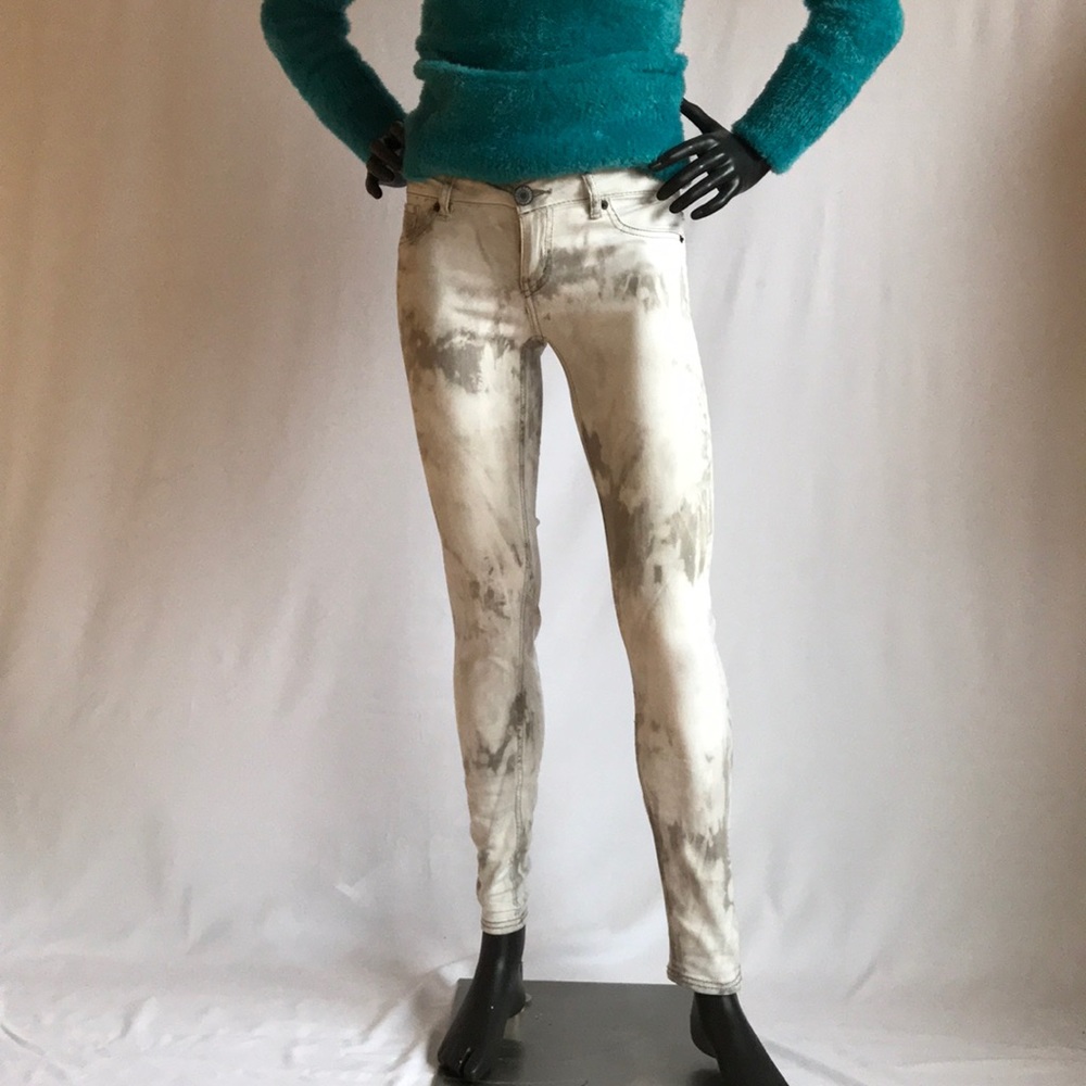 Mossimo Tie-dye Skinny Jeans Size 3